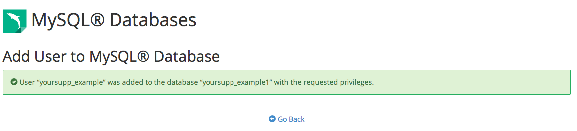 Confirmation of Privileges