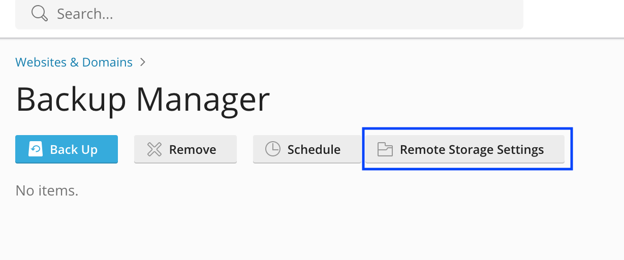 Select Remote Settings